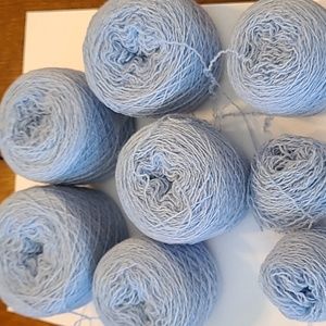 Cashmere yarn light blue # 7